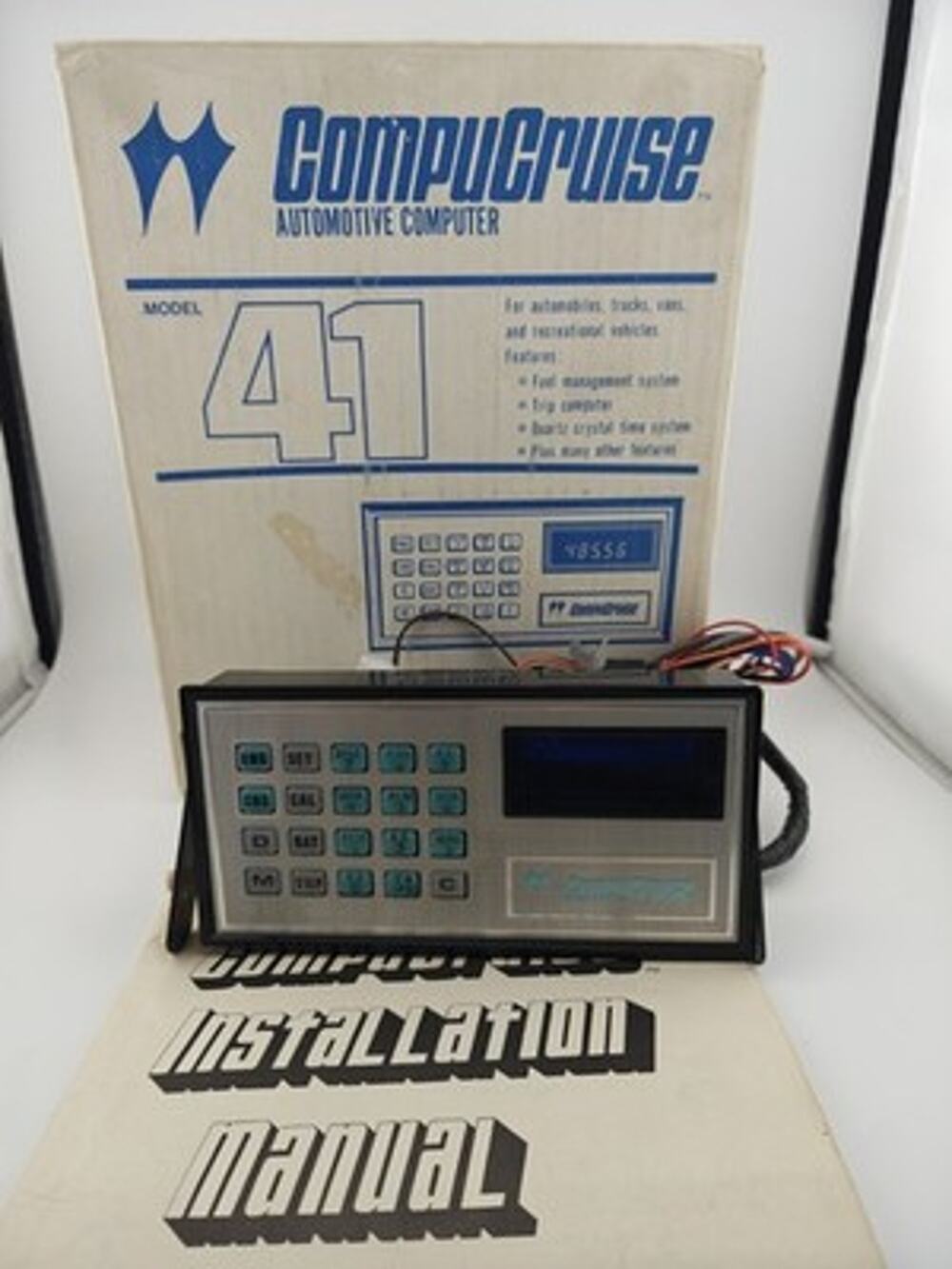 Vintage Zemco CompuCruise 41 Trip Computer VFD Retro Radwood 80s